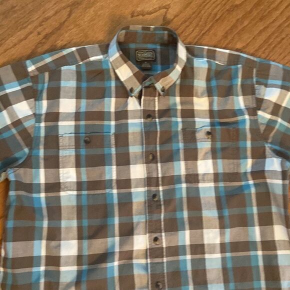 C.E. Schmidt workwear XL short sleeve button down - checked - Picture 5 of 7